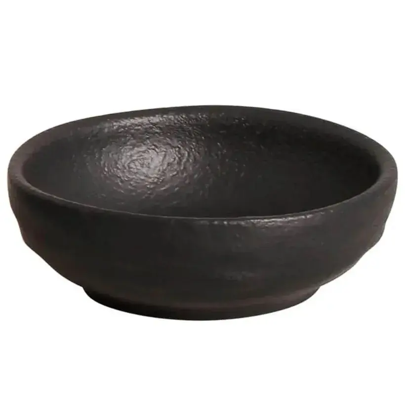 Ramequim / Bowl Cerâmica 9x3cm Geo Orgânico Porto Brasil Preto