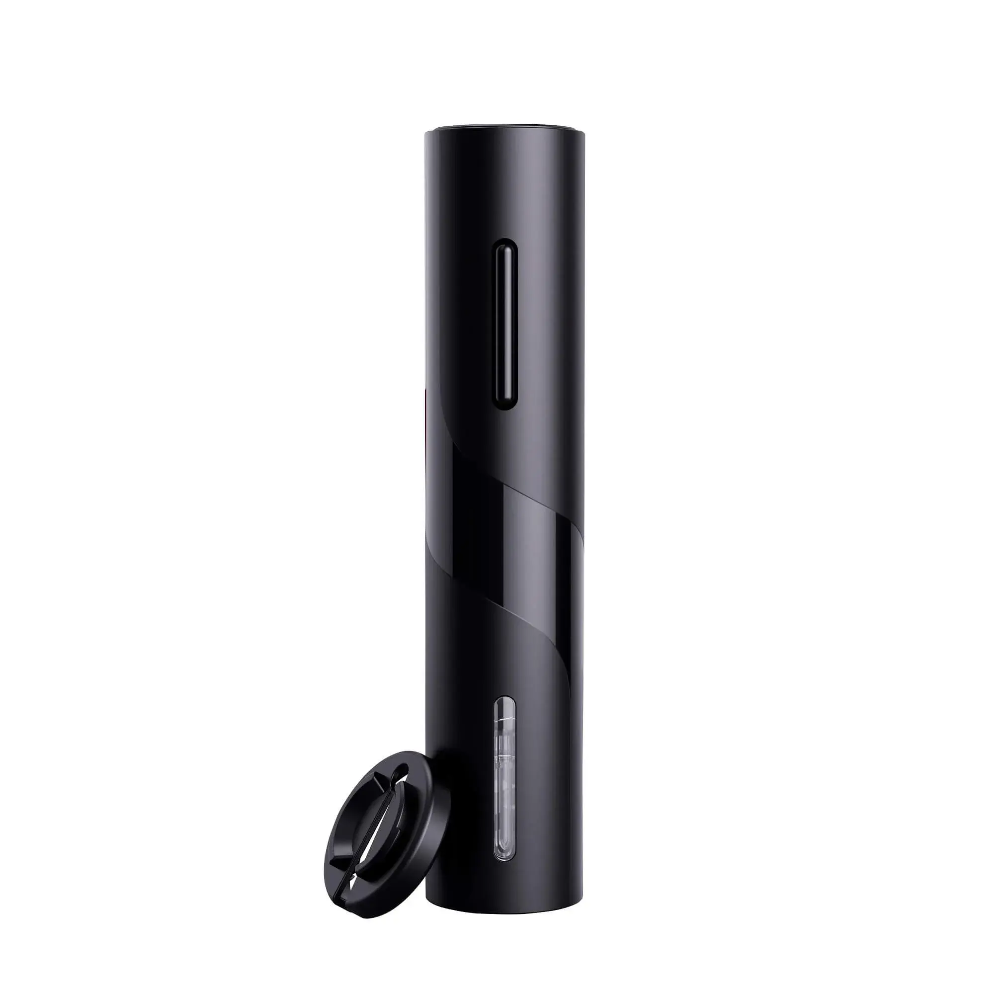 Saca Rolhas Elétrico Barplay em Aço Inox 22cm Fracalanza Preto