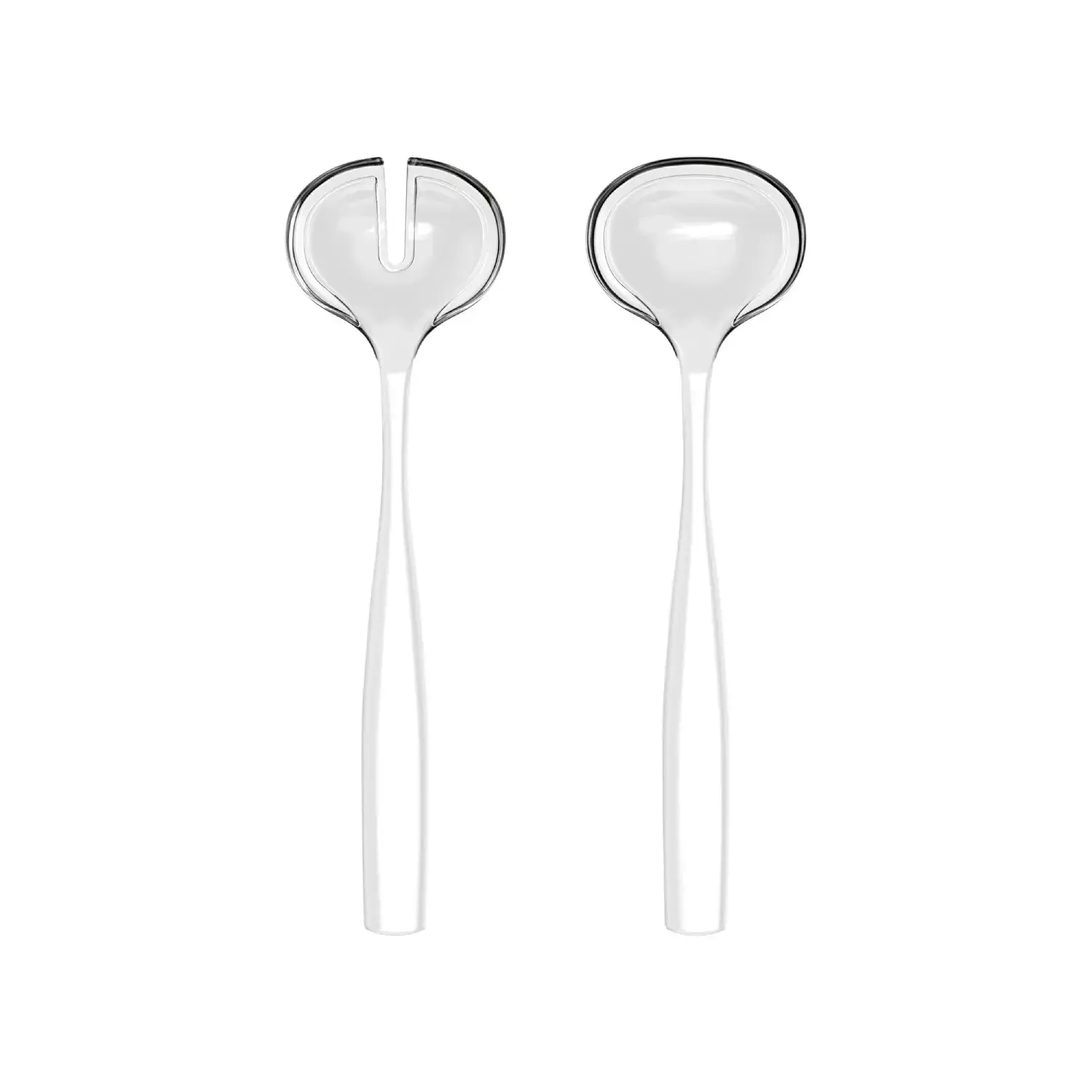 2 Talheres para Salada em Acrílico 28cm Dolcevita Guzzini