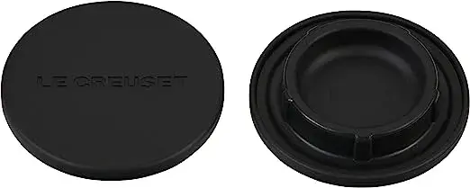 2 Tampas em Silicone para Moedor Le Creuset Preto