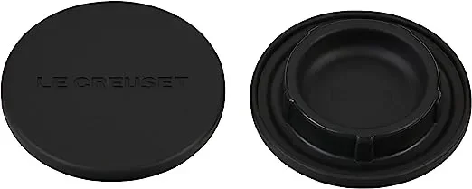 2 Tampas em Silicone para Moedor Le Creuset Preto