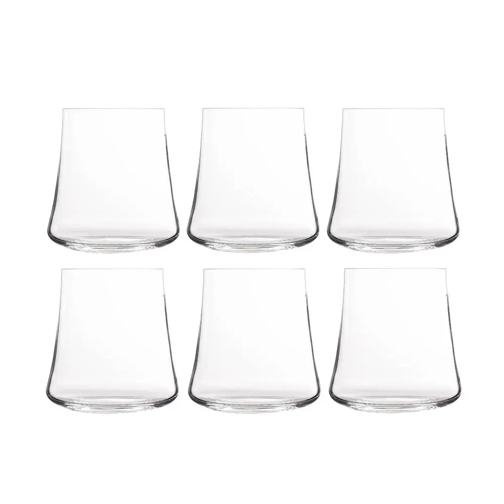 6 Copos Baixo Xtra em Cristal 350ml Bohemia