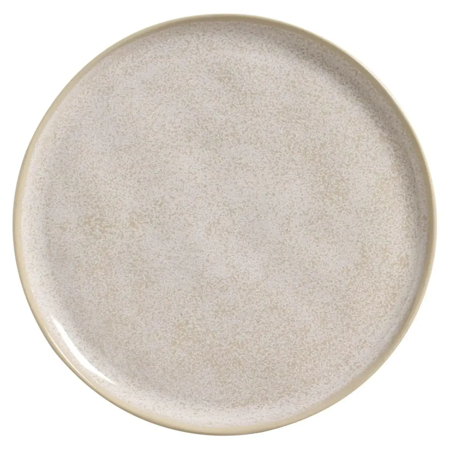 Prato Raso Bio Latte em Stoneware 27CM Porto Brasil
