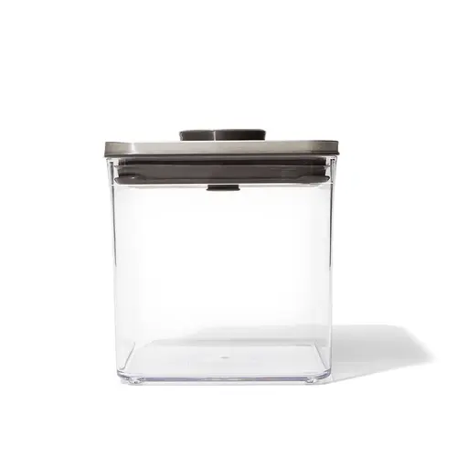 Pote Hermético Quadrado Steel Pop 2,6 Litros OXO