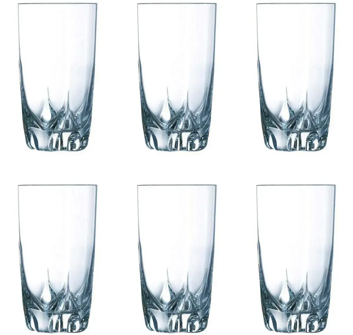 6 Copos Lisbonne em Vidro 330ml Luminarc
