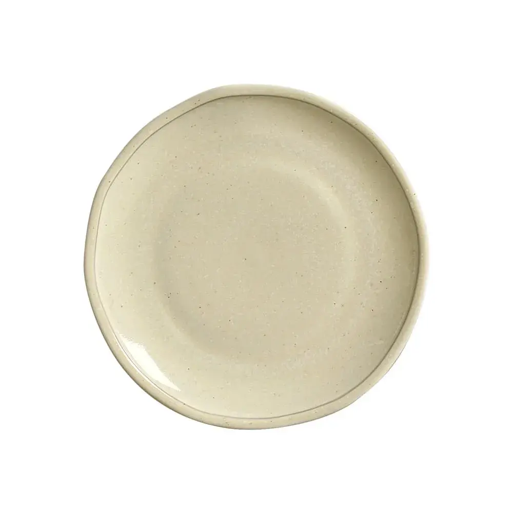 Prato para Sobremesa Daily Shiny Stoneware 19,5cm Porto Brasil Bege