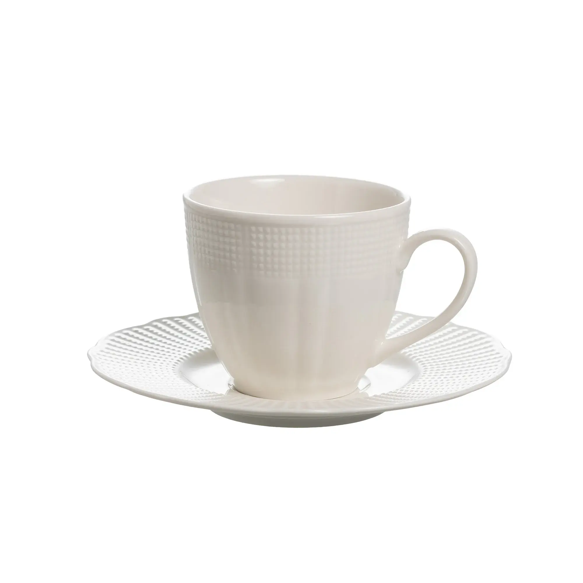Xícara de Chá em Porcelana Perle 190ml L'hermitage Branca