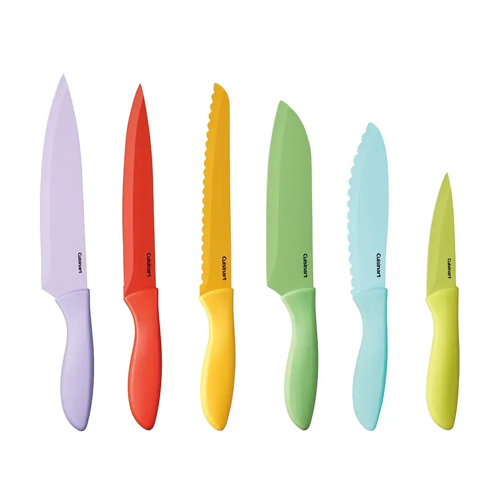 Conjunto de 6 Facas Advange Com Capa em Cerâmica Cuisinart