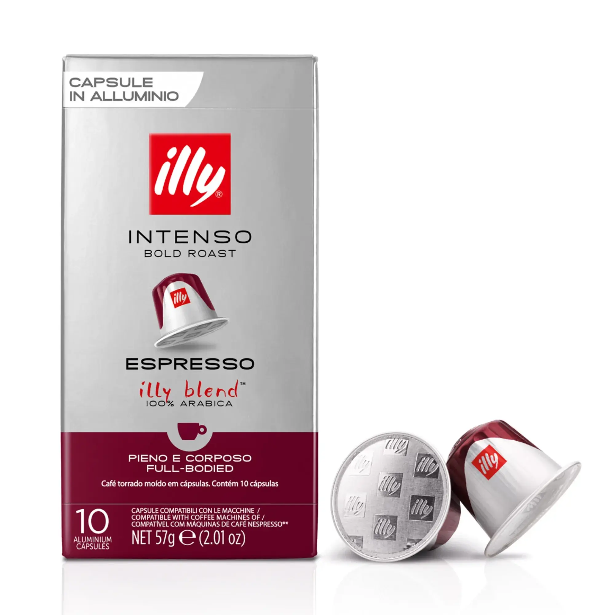 Cápsula de Café Illy para Nespresso 10 unidades Intenso