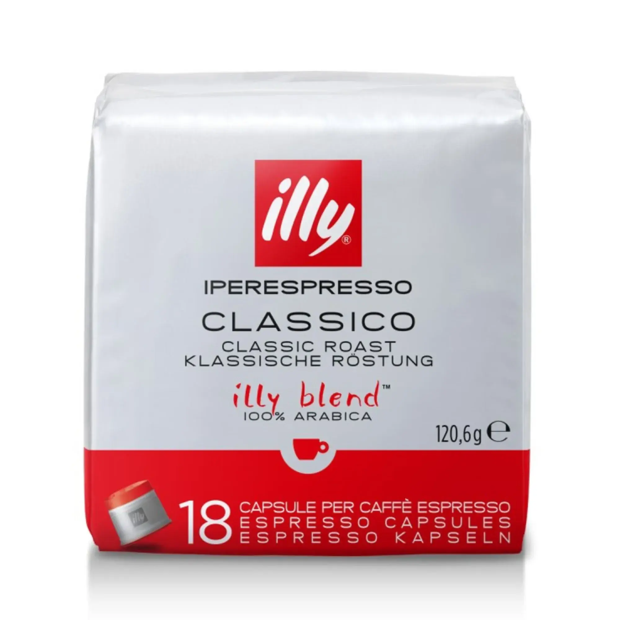 Cápsula de Café Iperespresso Illy 18un Clássico