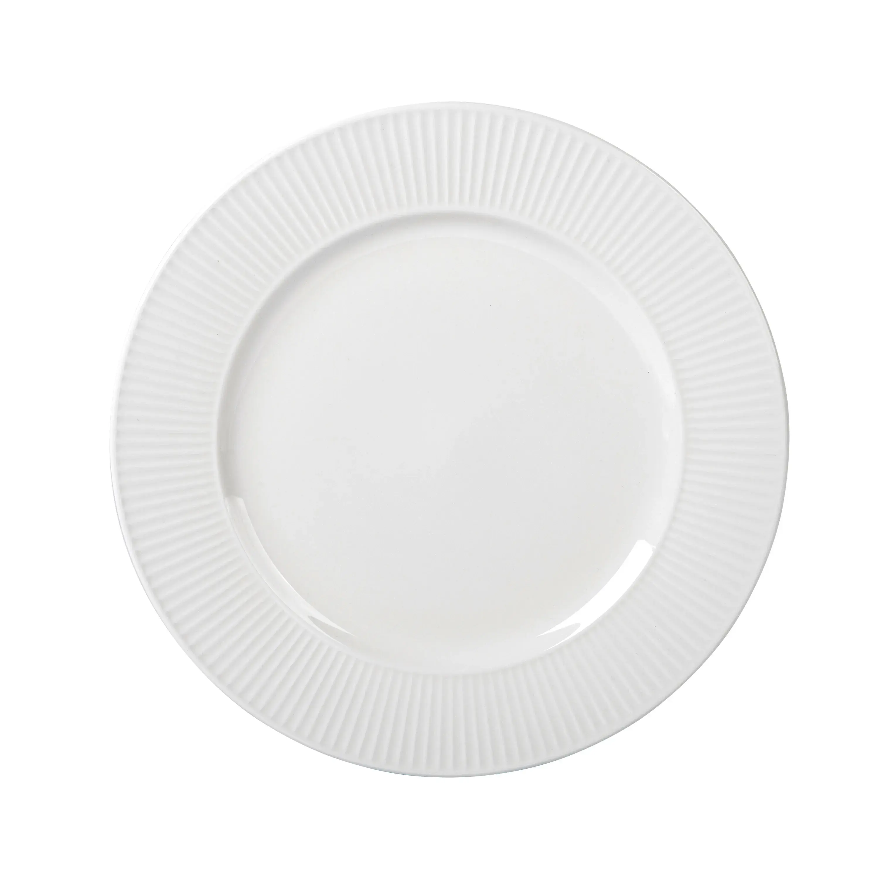 Prato Raso Porcelana New Bone Lavish Branca 26cm