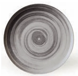 Prato Raso Pierre de Lune Stoneware 28cm Kenya Cinza