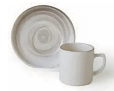 Xícara de Chá Pierre de Vênus Stoneware Kenya Bege 215ml