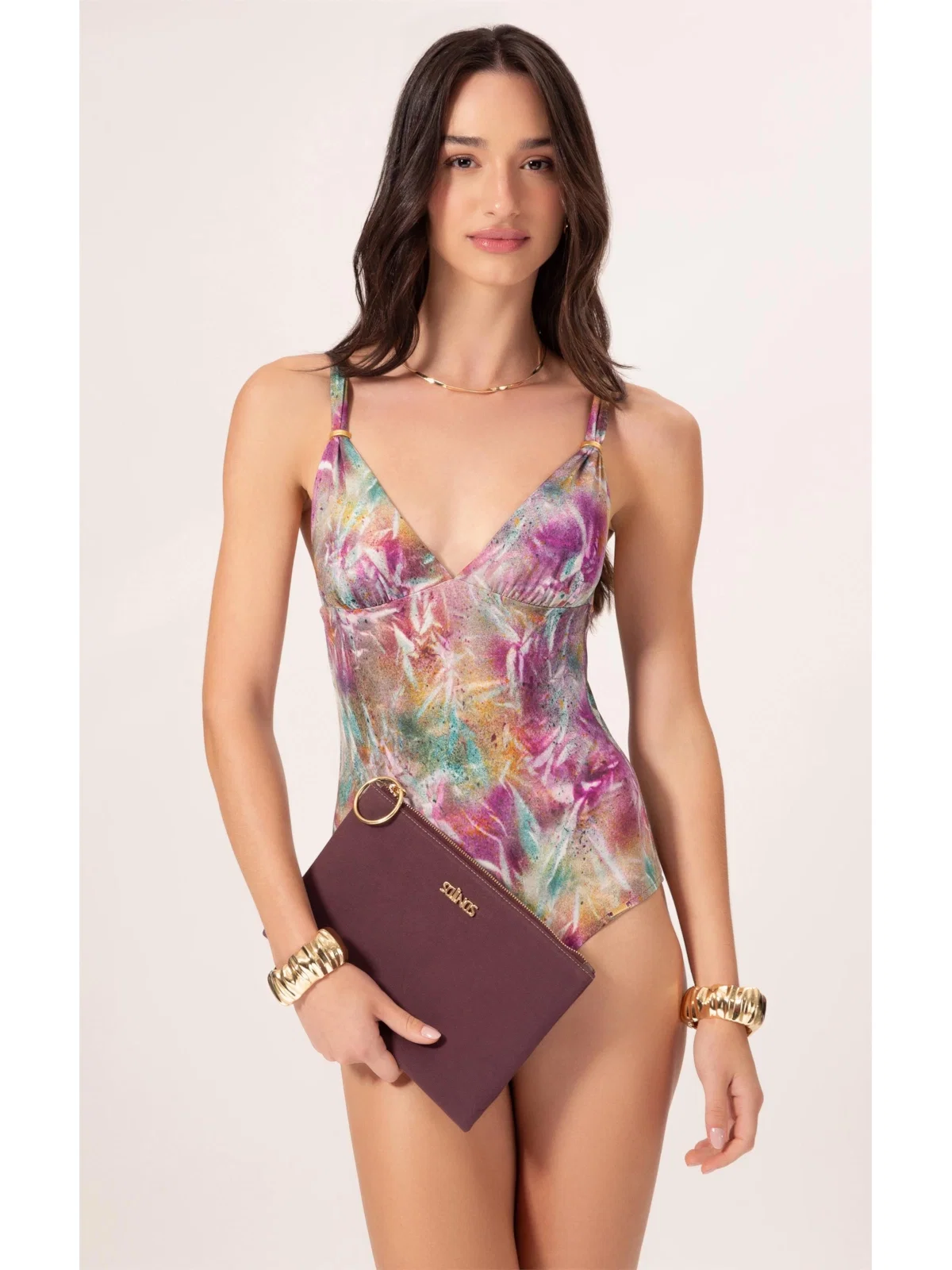 Maiô Decote v Comfort Haze Roxo — imagem 1