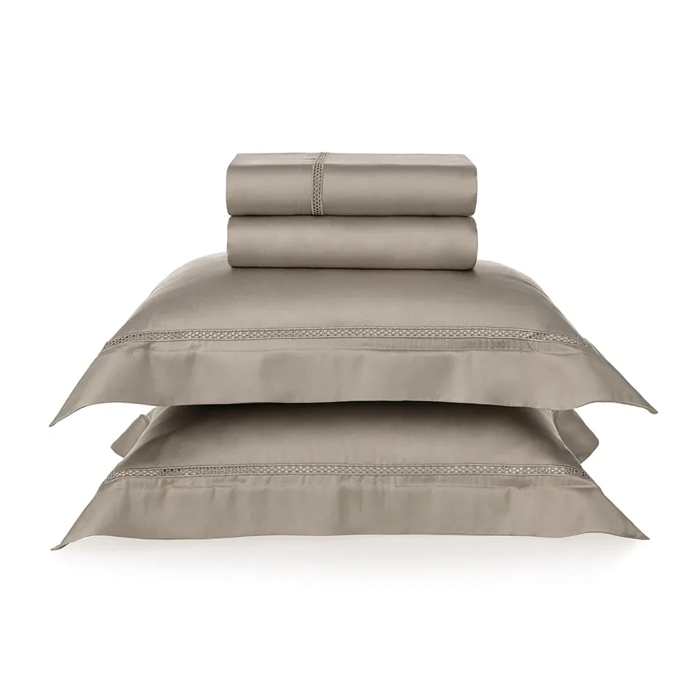 Jogo de cama King 300 fios Bambu Contessina Marmo