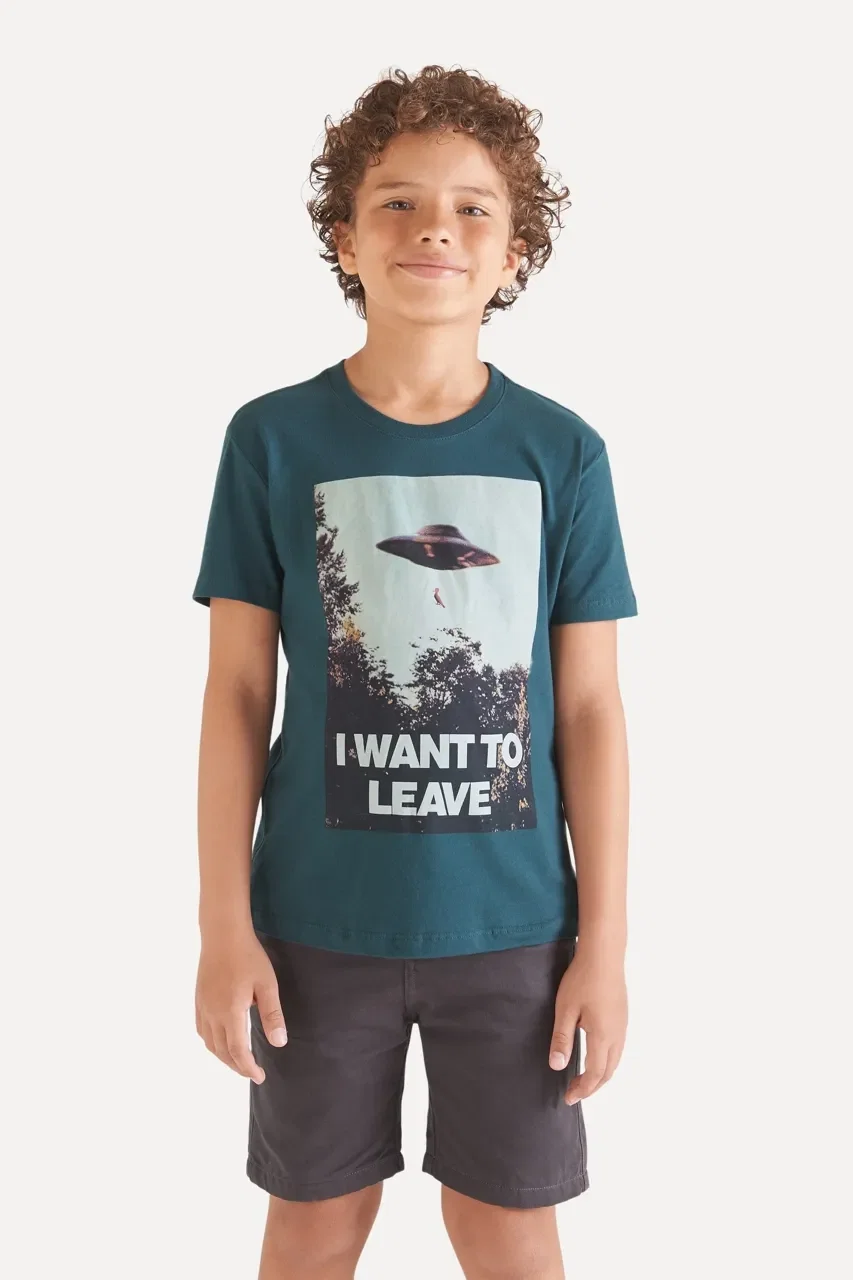 Camiseta RESERVA MINI Estampada Want To Leave