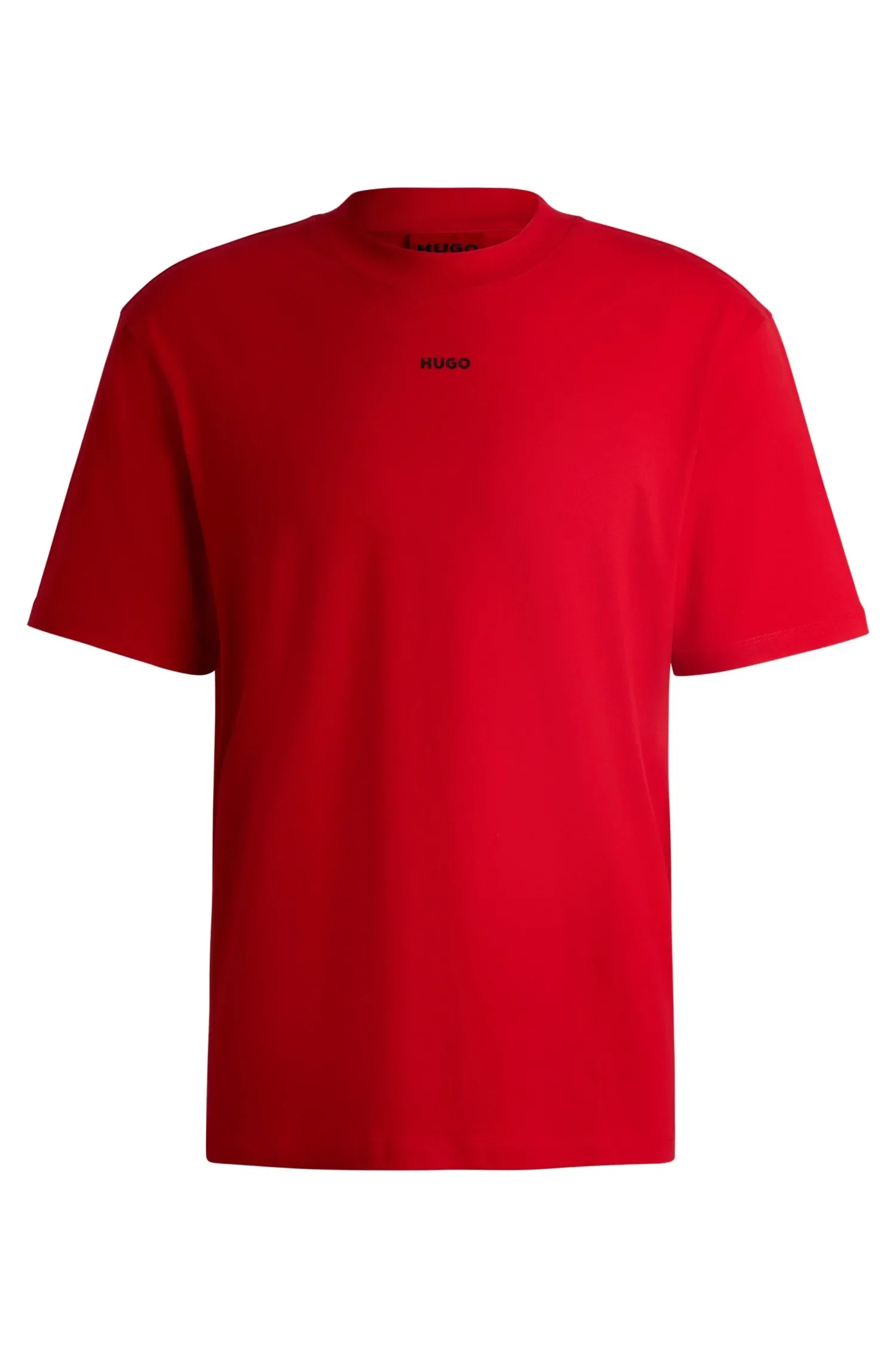 Camiseta Descontraída De Algodão Com Logo Estampado