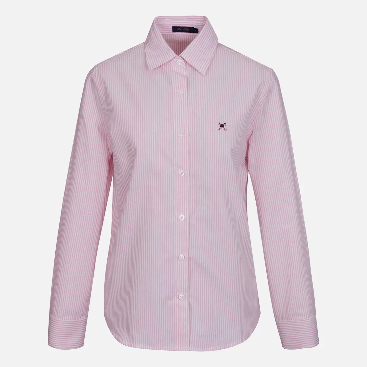 Camisa Feminina Oxford Listrada