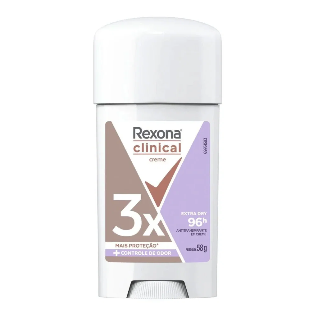 Desodorante em Creme Rexona Clinical Extra Dry 58g