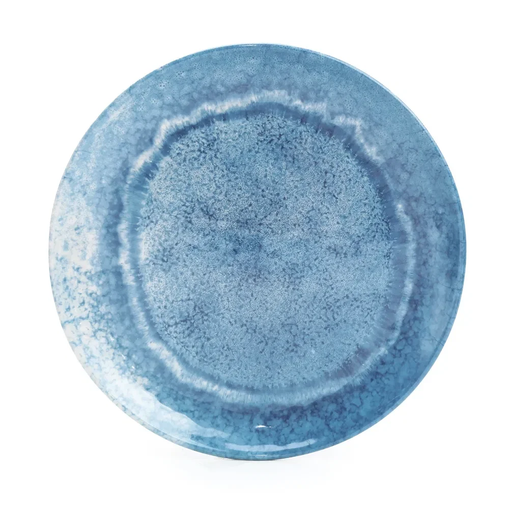 Prato de Sobremesa em Melamina 21cm Hub Me Azul — imagem 1