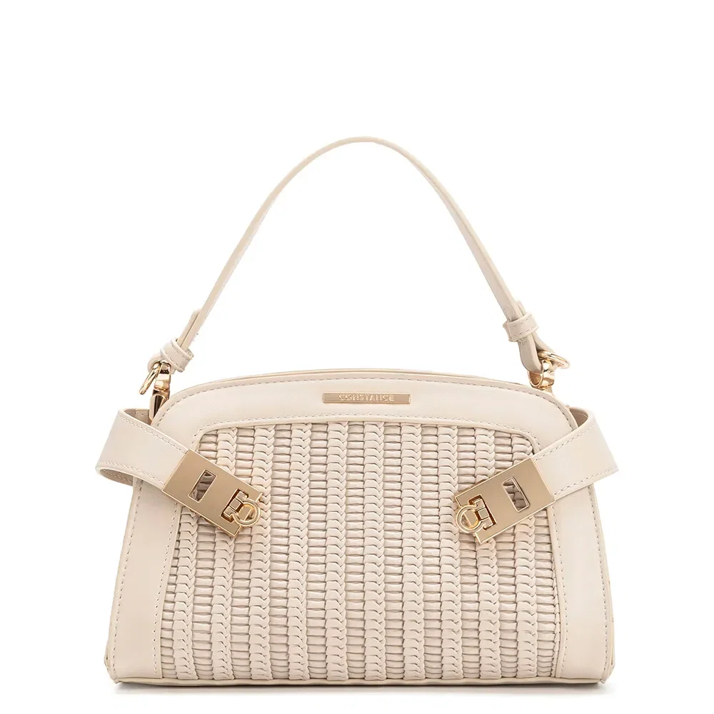 Bolsa Tiracolo Texturizada Off White