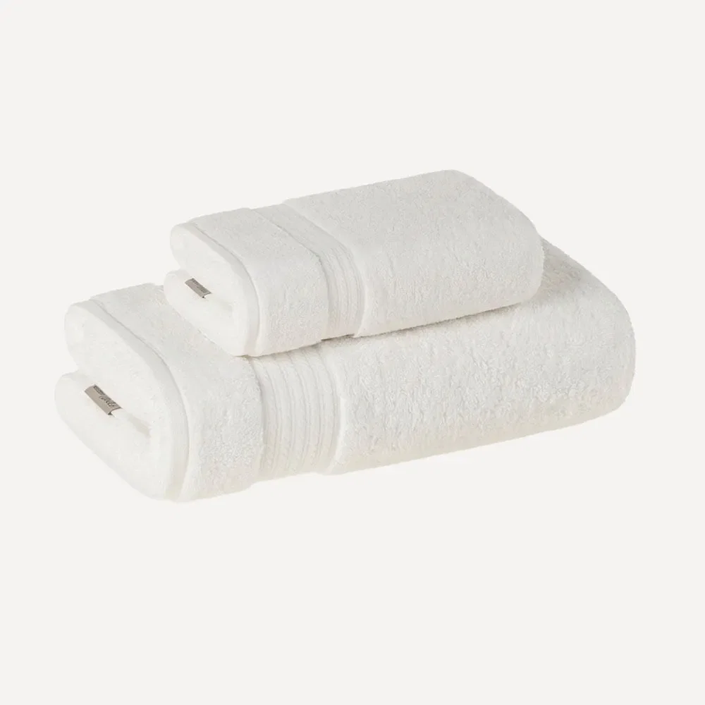 Kit Toalha de Banho e Rosto Magna Branco