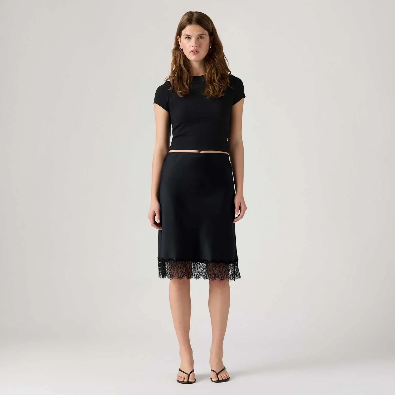 Saia Levi's® Lynn Midi Preta