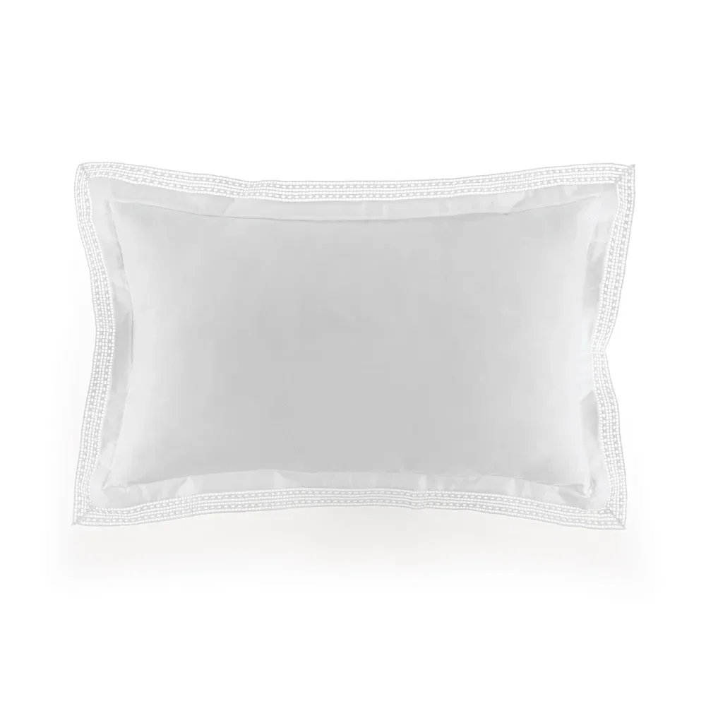 Almofada 300 fios Cetim Romana Branco