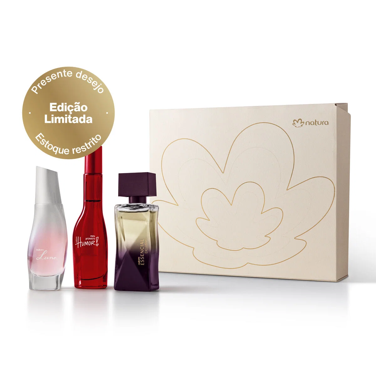 Coleção Especial Miniaturas da Perfumaria Feminina 3 unidades de 25 ml
