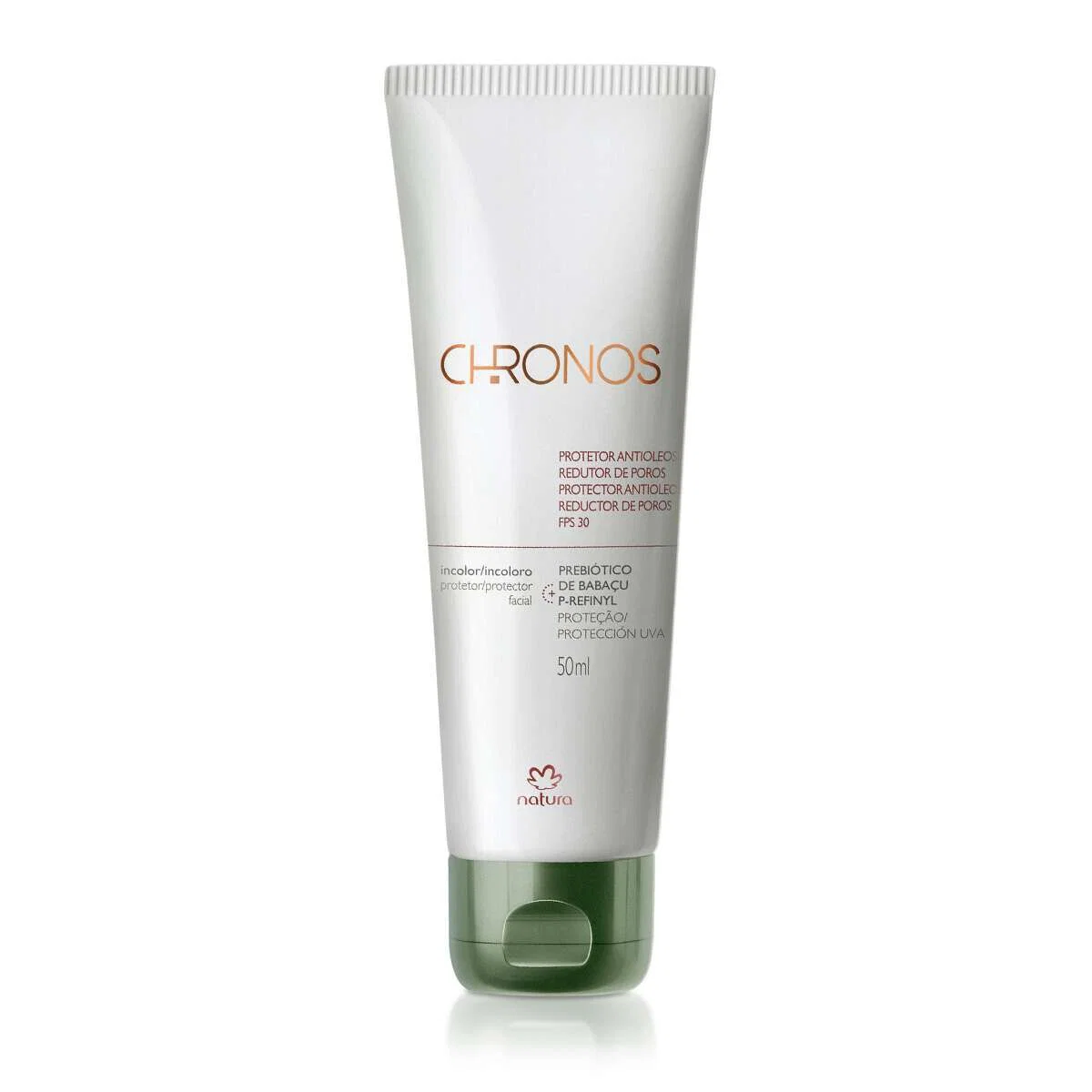 Protetor Antioleosidade Redutor de Poros FPS 30 FPUVA 10 Chronos 50ml — imagem 1