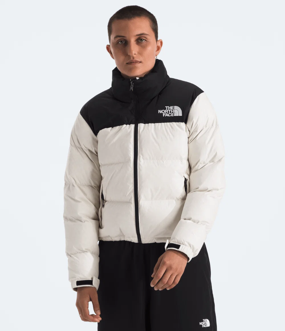 Jaqueta Feminina 1996 Retro Nuptse White Dune / TNF Black