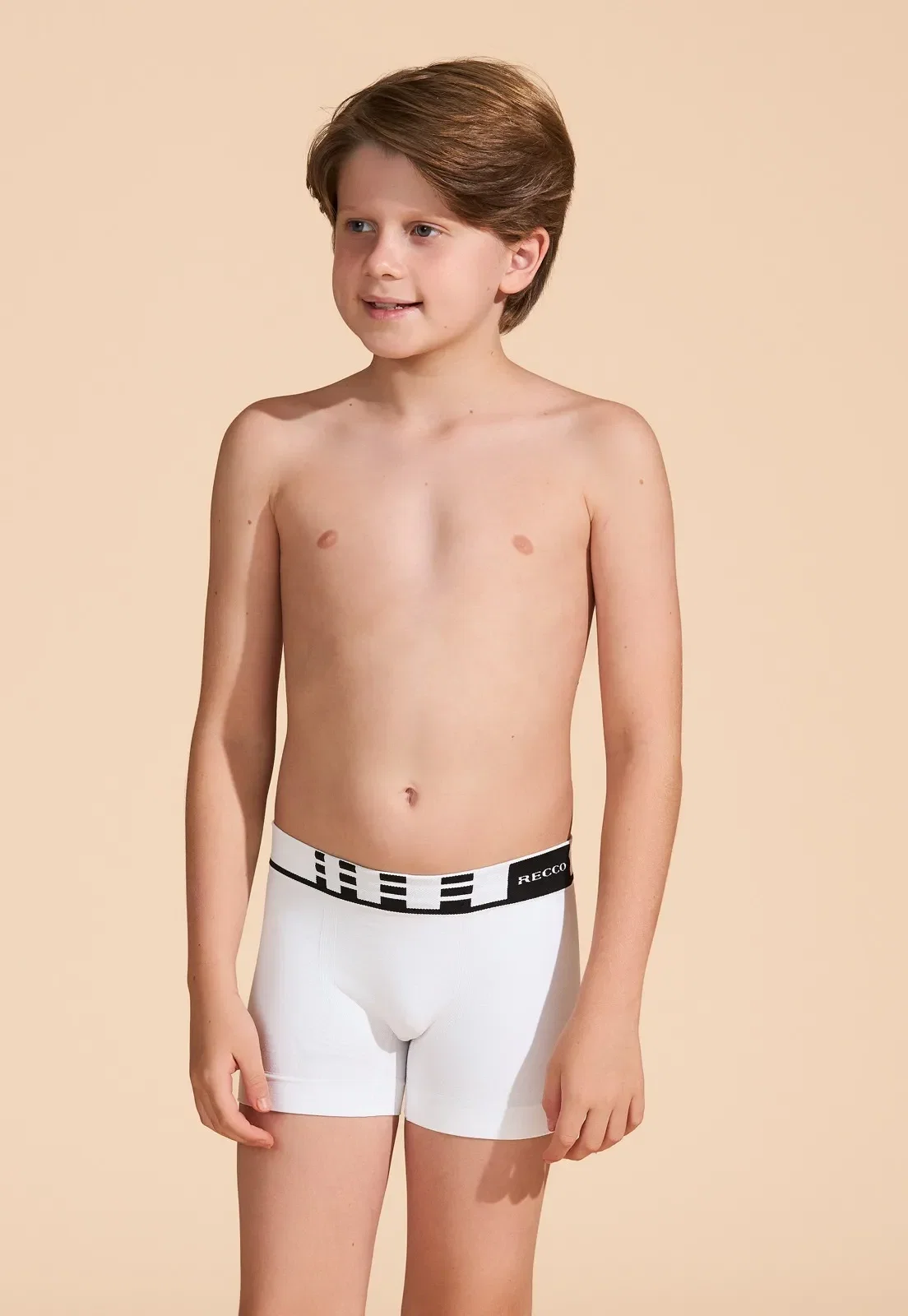 Cueca Boxer Infantil Bio sem Costura Recco — imagem 1