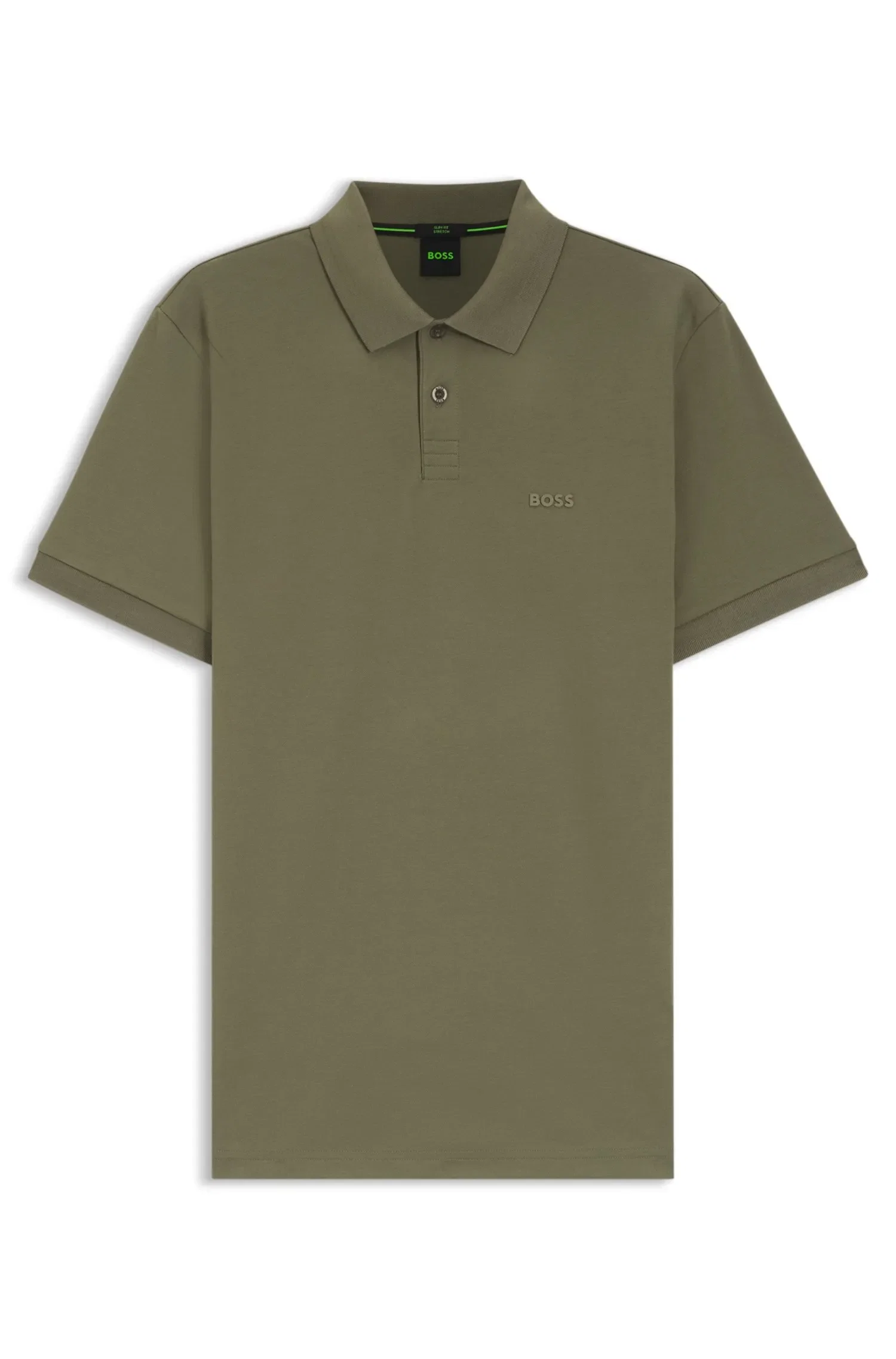 Polo Slim Fit Em Algodão Elástico — imagem 1