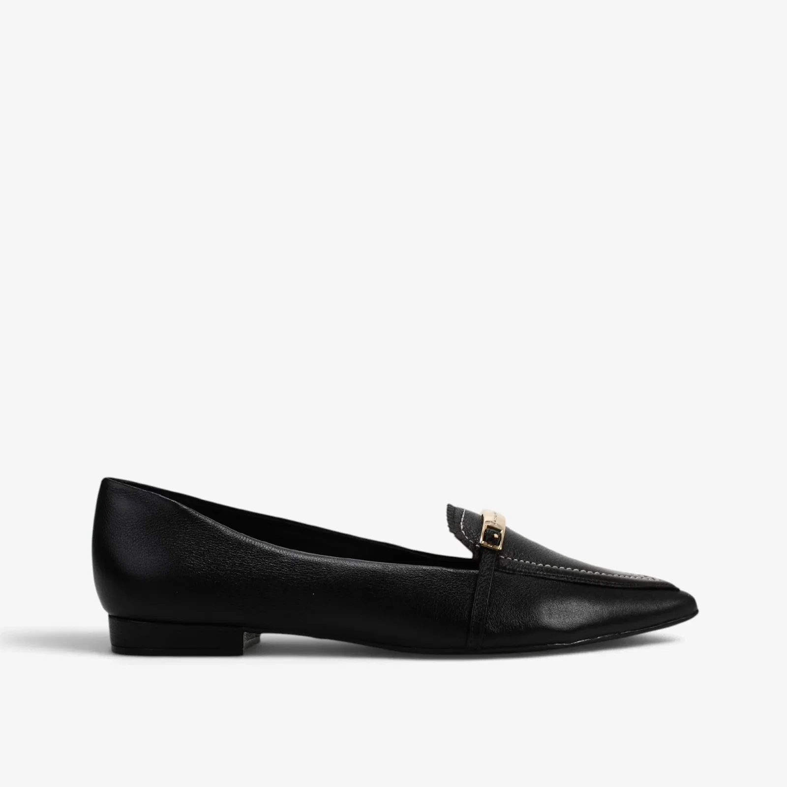 Sapatilha Preto Couro