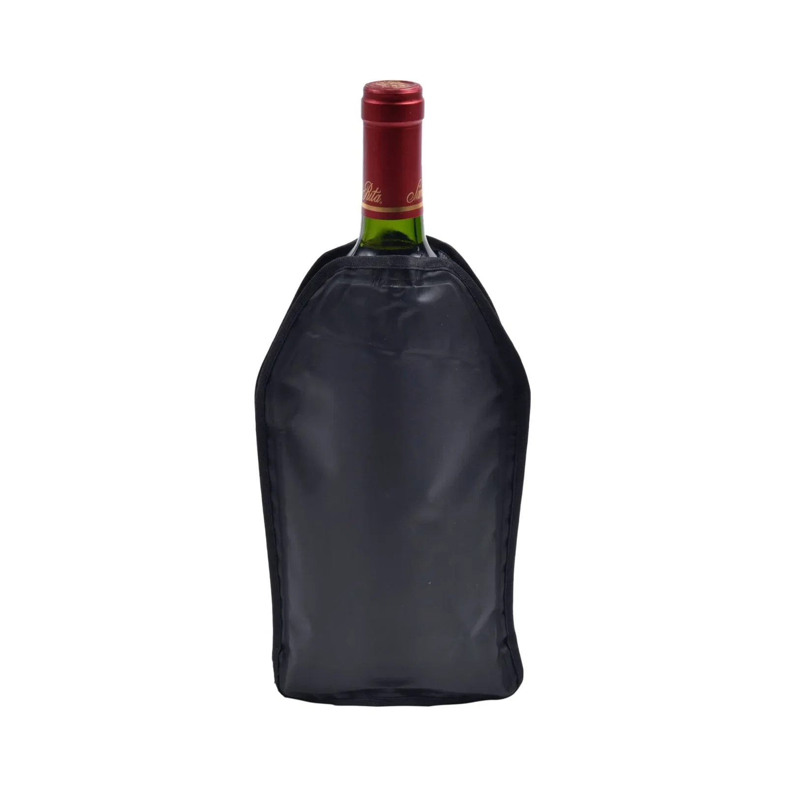 Capa Térmica para Garrafa de Vinho Wine Collection Kenya Preta — imagem 1