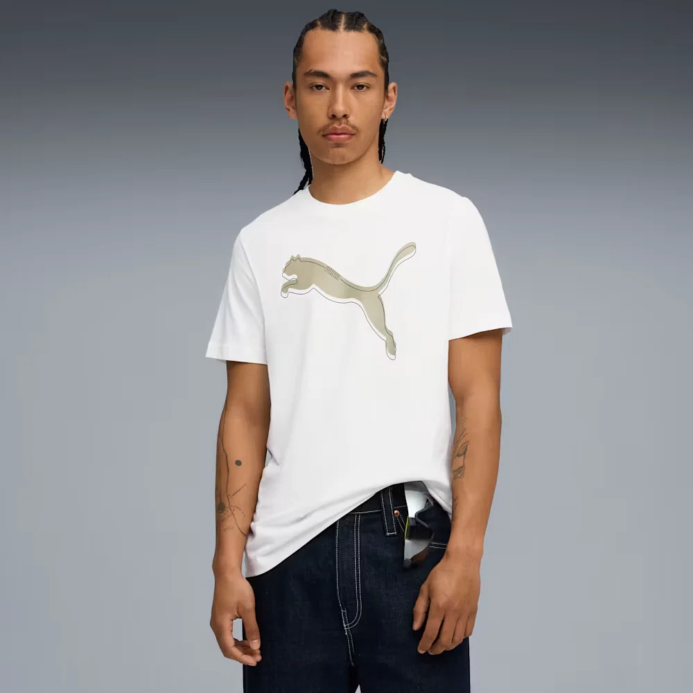 Camiseta Graphic Cat Logo Masculina — imagem 1