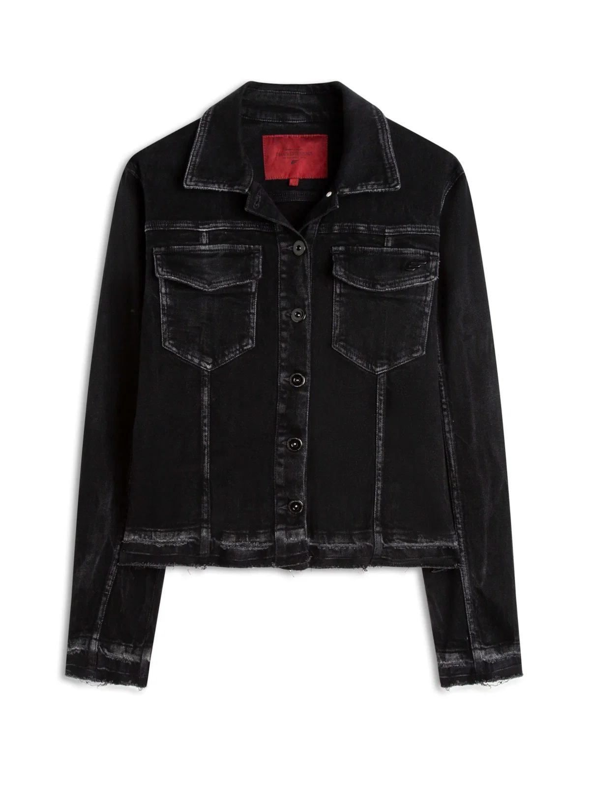 Jaqueta New Black Elastic 1875-Lav.Black C/ Tie Dye — imagem 1