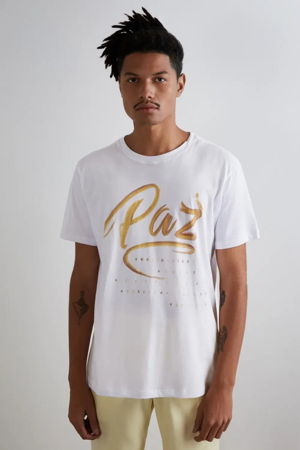 Camiseta Estampada Paz RESERVA