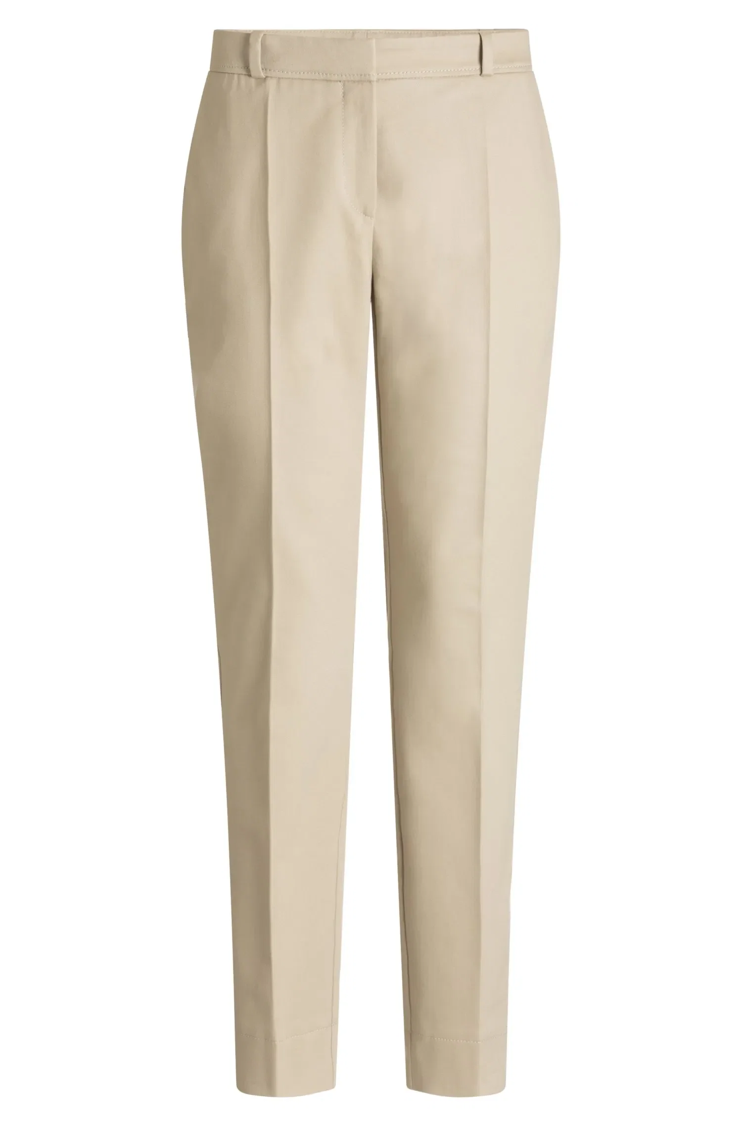 Calça De Algodão Slim Fit