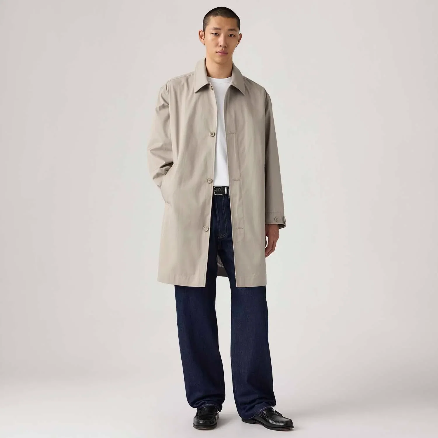 Casaco Levi's® Tiburon Car Coat Bege — imagem 1