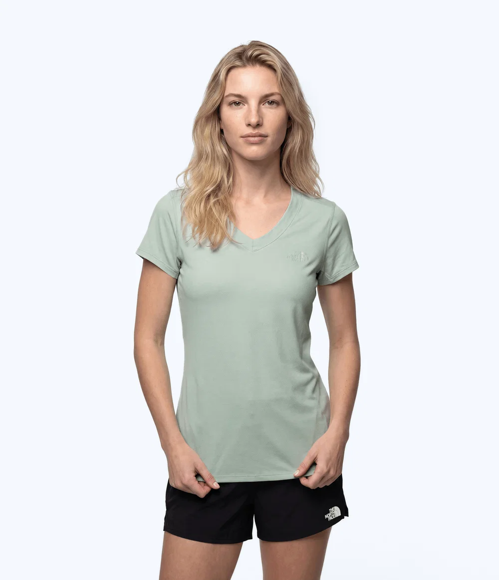 Camiseta Feminina Hyper Tee V Neck Opal Frost
