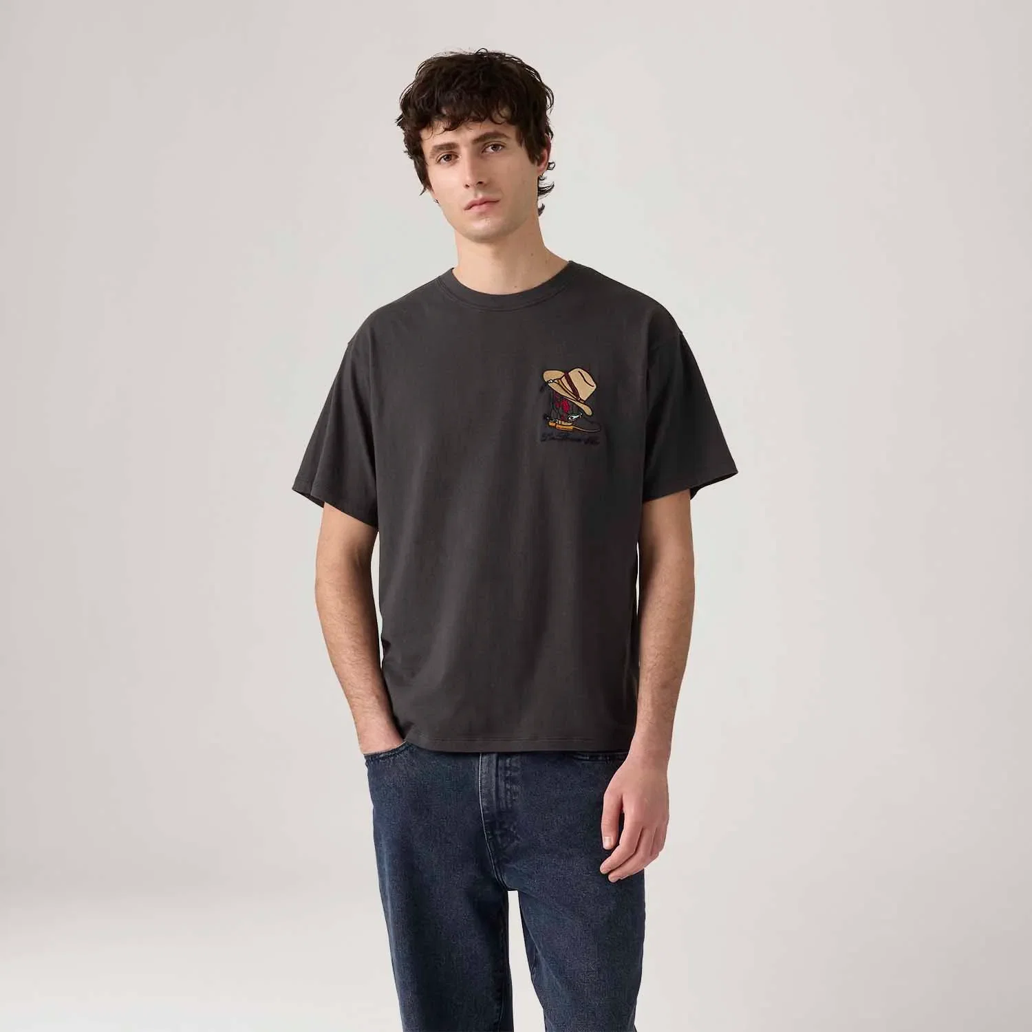 Camiseta Levi's® Vintage Graphic Preta — imagem 1