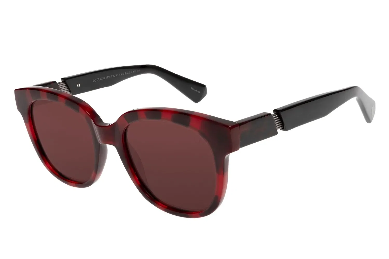 Óculos de Sol Feminino Chilli Beans Redondo Vermelho — imagem 1