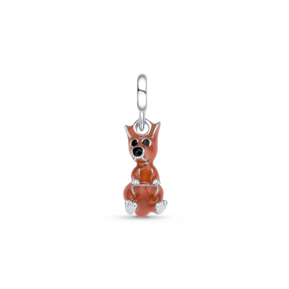 Pingente Life Viagem Canguru Australia em Prata 925 com Esmalte — imagem 1