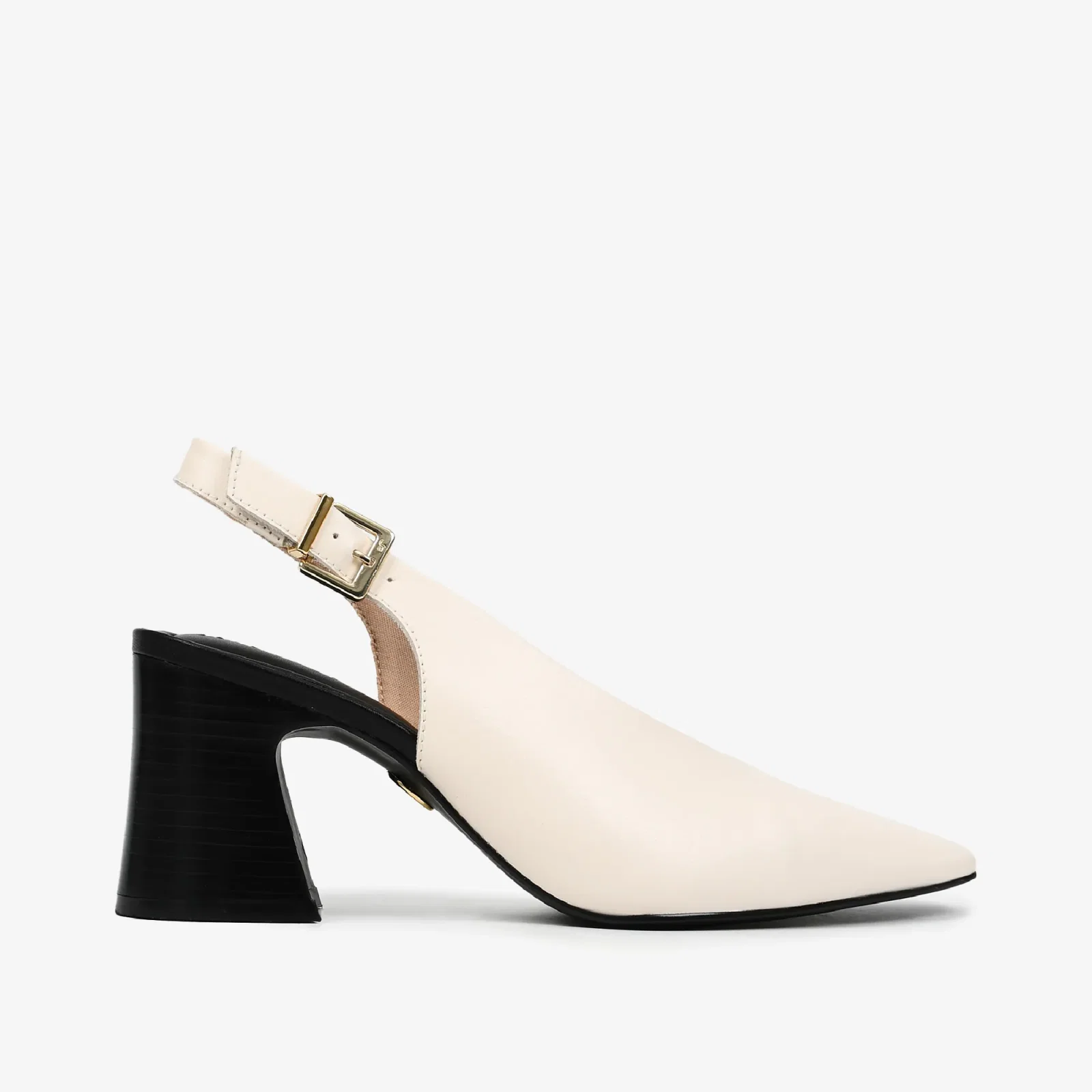 Slingback Preto Cordilheira Couro