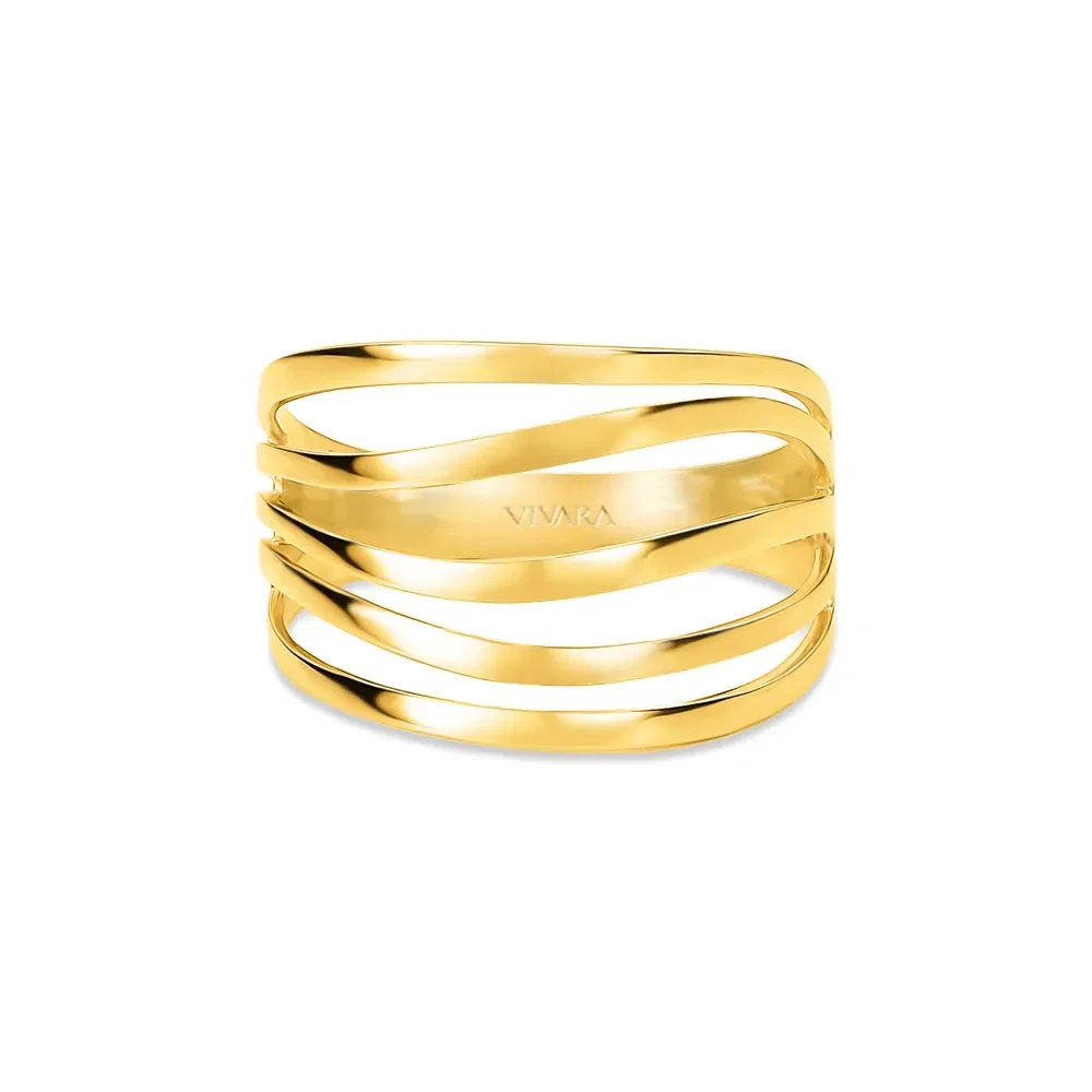 Anel Gold Navete em Ouro Amarelo 18k — imagem 1