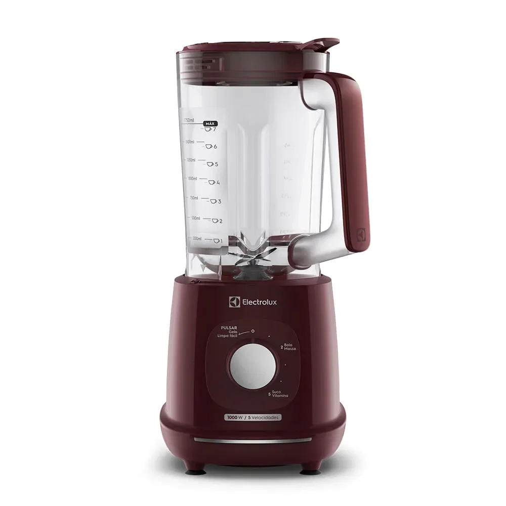 Liquidificador Electrolux 1000W 2.7L Efficient TriForce 5 Velocidades Vermelho (EBL1010) — imagem 1