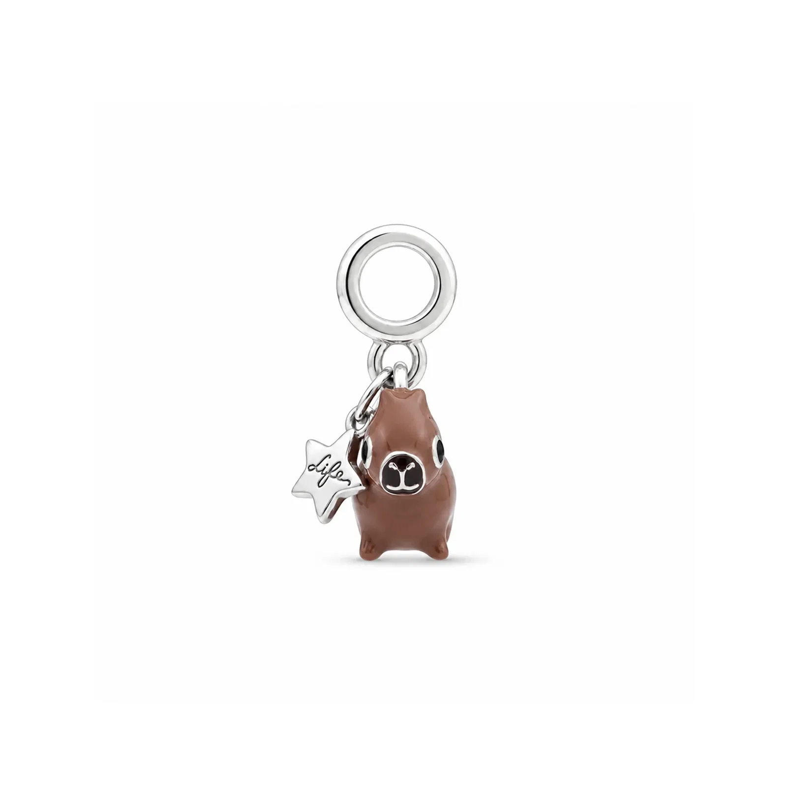 Pingente Life Capivara Filhote em Prata 925 — imagem 1