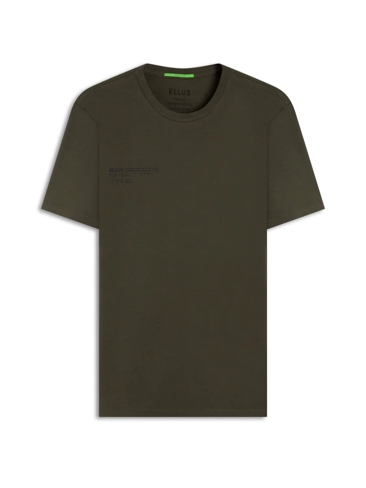 Cotton Slim Ellus Originals Classic Mc Verde Militar — imagem 1