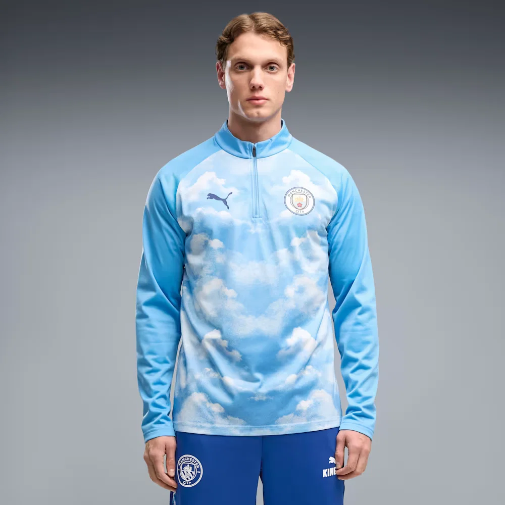 Blusa Quarter-Zip Pré-Jogo Manchester City 26/27 Masculina